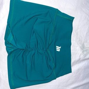 MUSCLENATION | scrunched up shorts, small,semi new